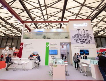 Messestand fischer group in China 2018