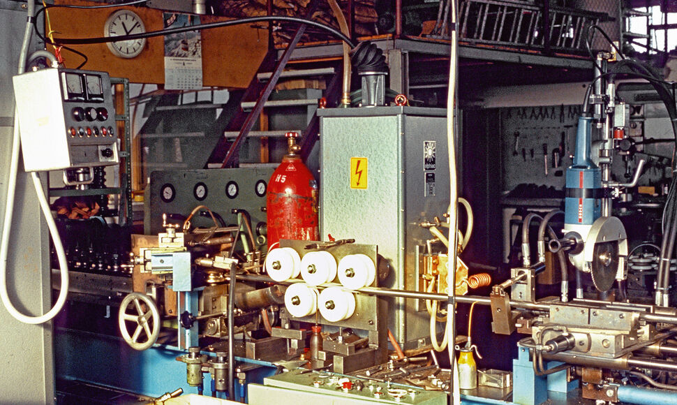 Historisches Bild aus der Zeit der Firmengründung in Seebach, 1969