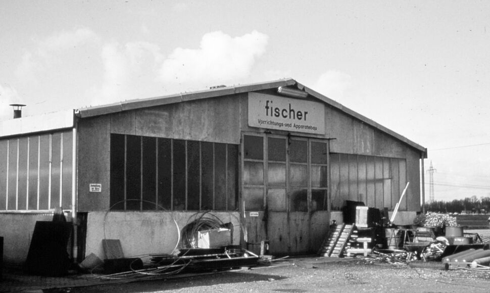 Historisches Bild der alten fischer-Halle